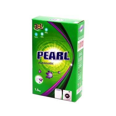 مسحوق غسيل بيرل رغوة منخفضة لافندر – 1.5 كجم