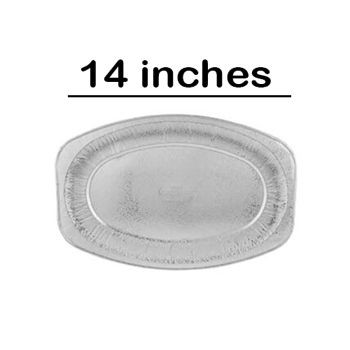صحون ألمنيوم بيضاوية 6586 (14 بوصة) – عبوة 5 قطع