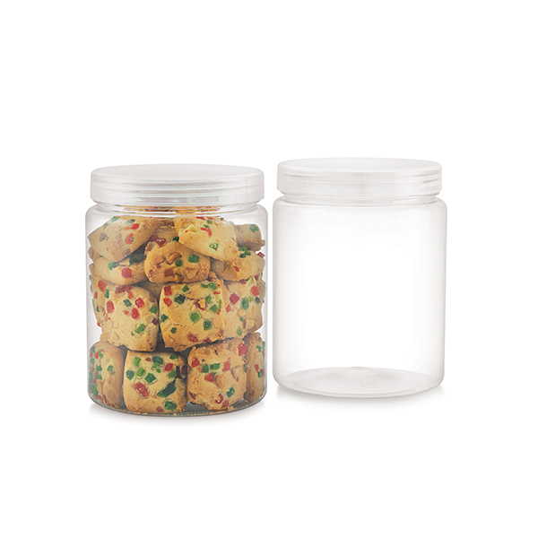 عبوة PET بغطاء شفاف 2000 مل – عبوة 2 قطعة