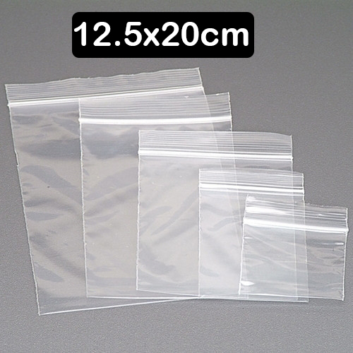 أكياس بسحاب مقاس 12.5 × 20 سم – 50 قطعة