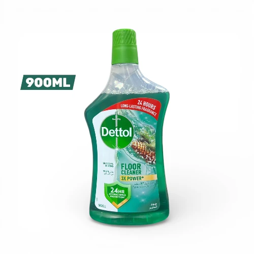منظف الأرضيات ديتول مضاد للبكتيريا برائحة الصنوبر – 900 مل