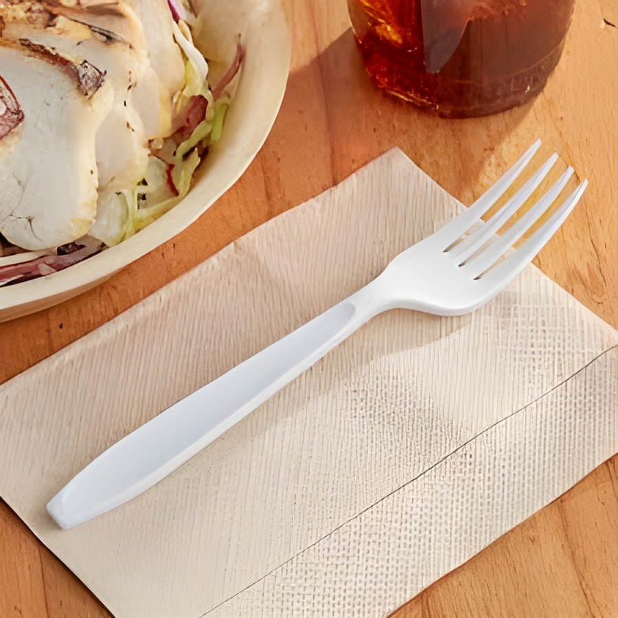 شوك بلاستيك بيضاء – عبوة 50 قطعة