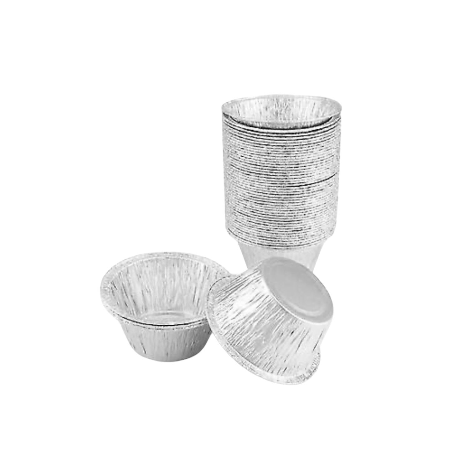 قدر ألمنيوم صغير بدون غطاء – عبوة 50 حبة (115ML)