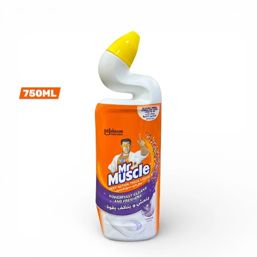 منظف المرحاض مستر ماسل سائل كثيف برائحة اللافندر – 750 مل
