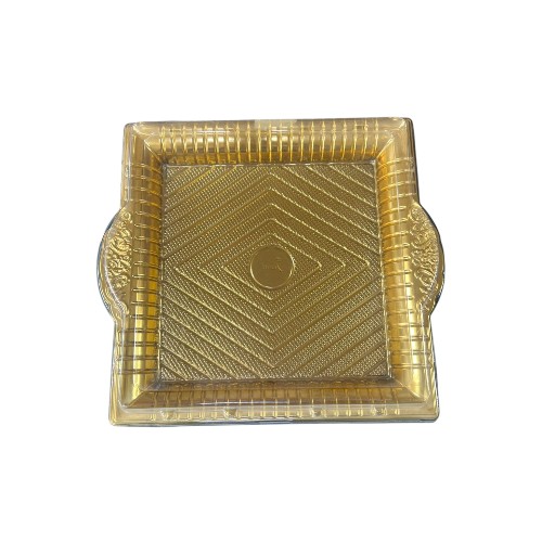 علبة كيك ذهبية مربعة DB 280 – عبوة 5 قطع