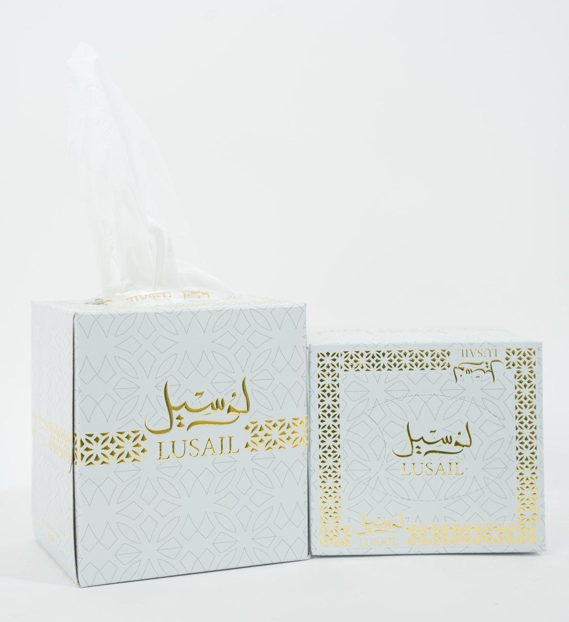 مناديل لوسيل مكعب أبيض – 100 منديل