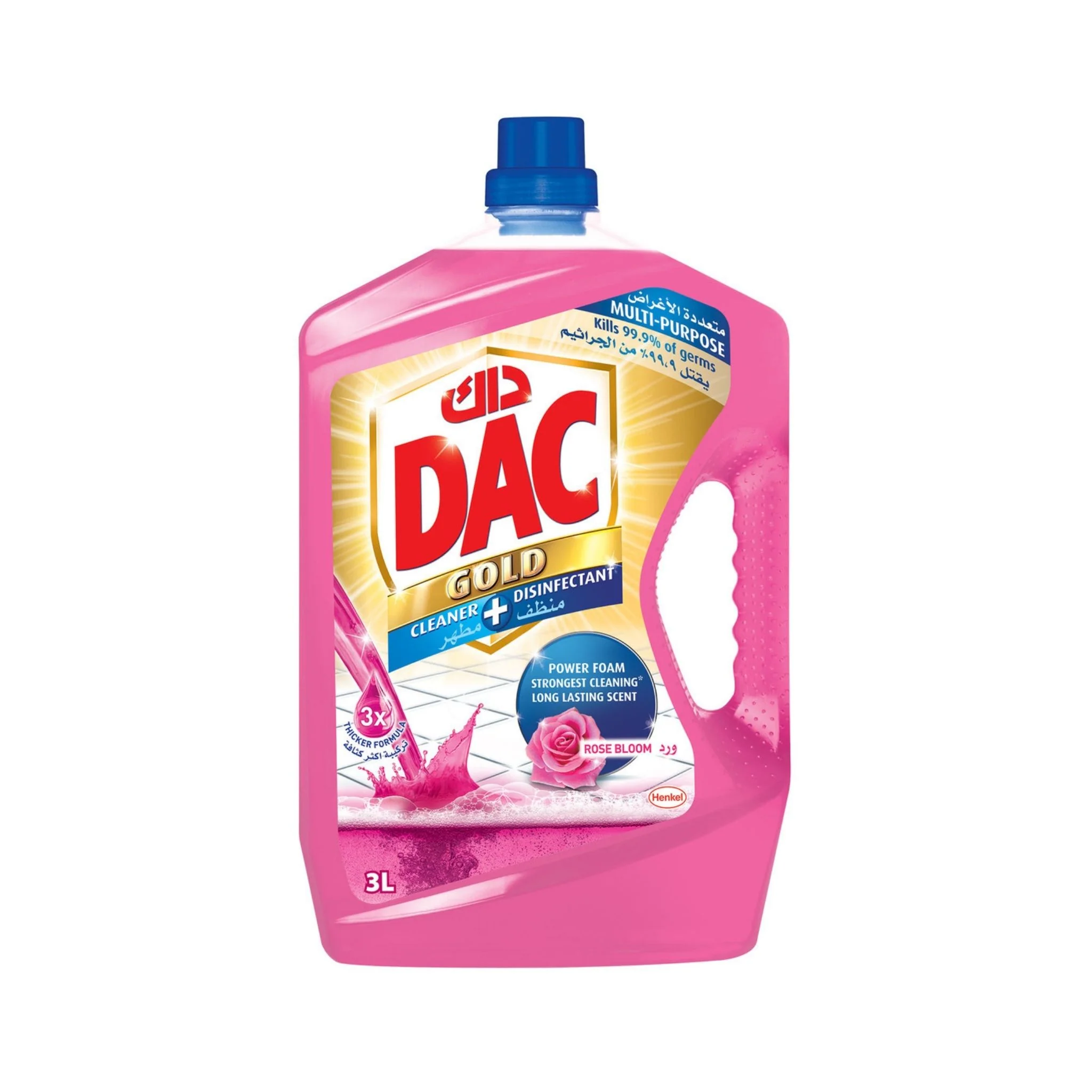 مطهر داك جولد برائحة الورد – 3 لتر
