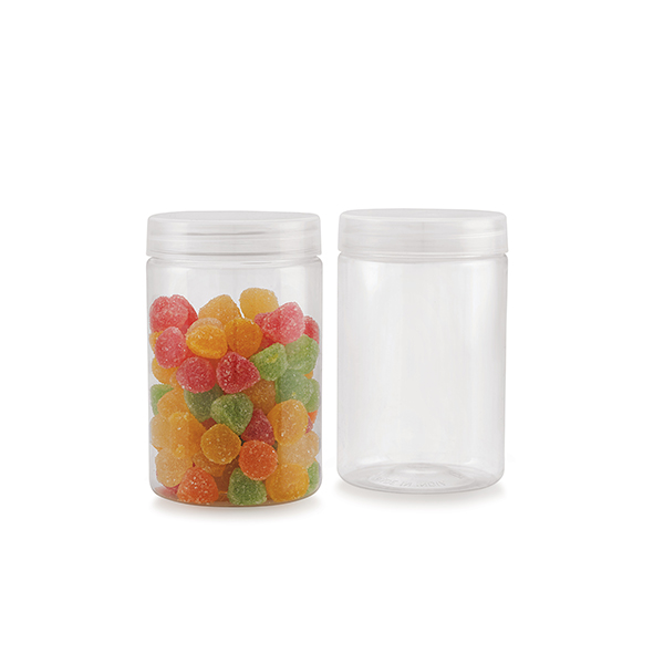 عبوة PET بغطاء شفاف 450 مل – عبوة 4 قطع