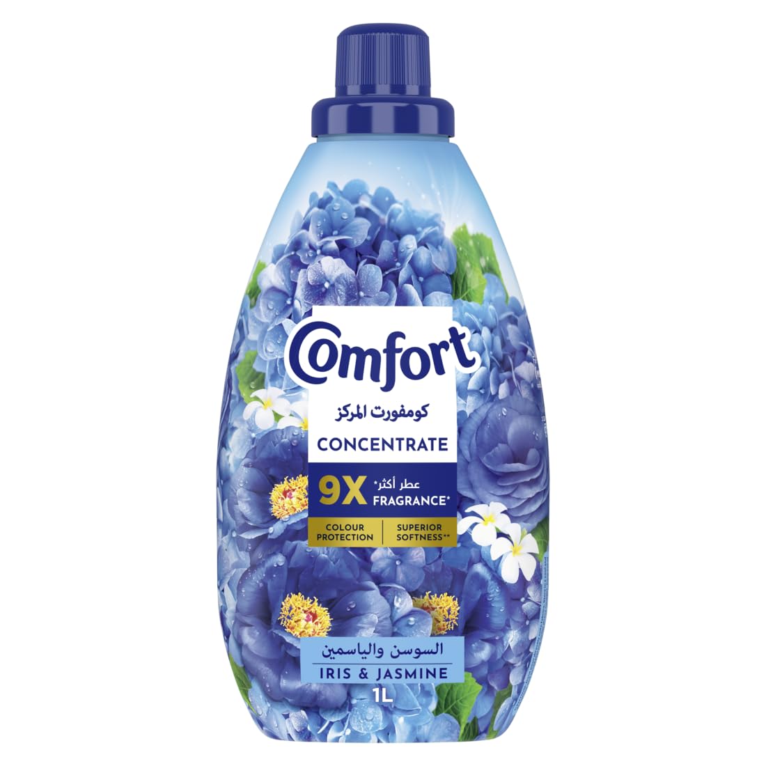 ملطف الأقمشة كومفورت مركز برائحة السوسن والياسمين – 1.5 لتر