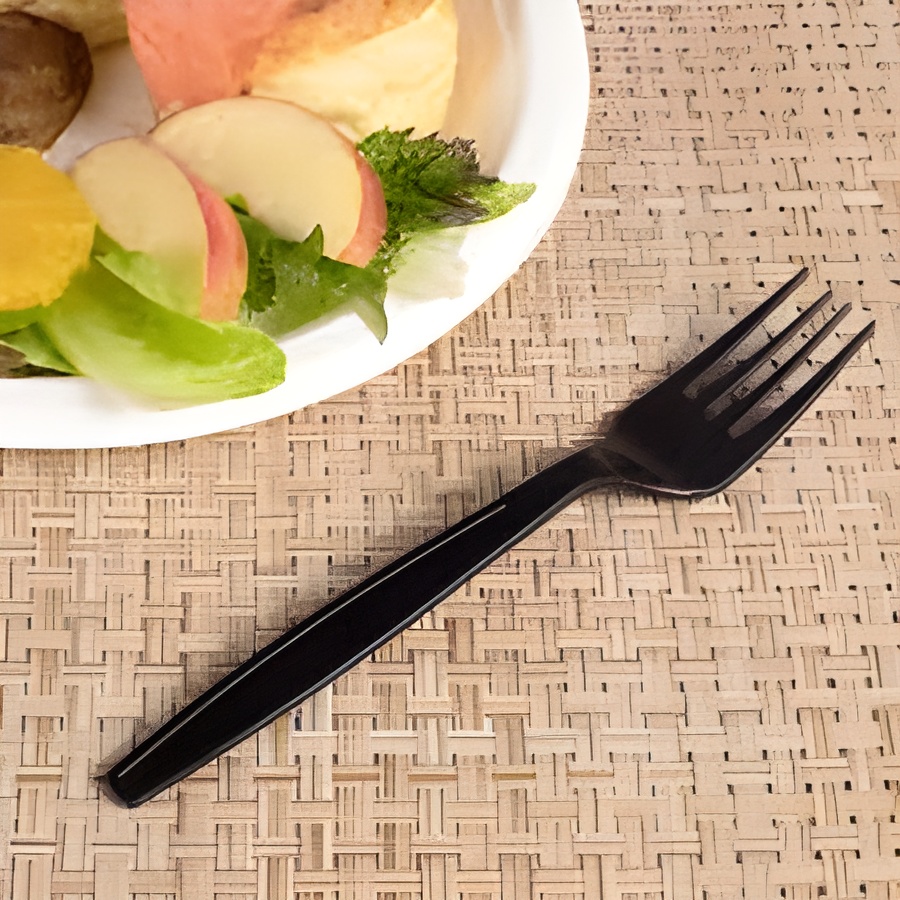 شوك بلاستيك سوداء – عبوة 50 قطعة