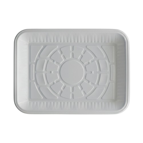 طبق بلاستيك مستطيل رقم 04 – عبوة 50 قطعة