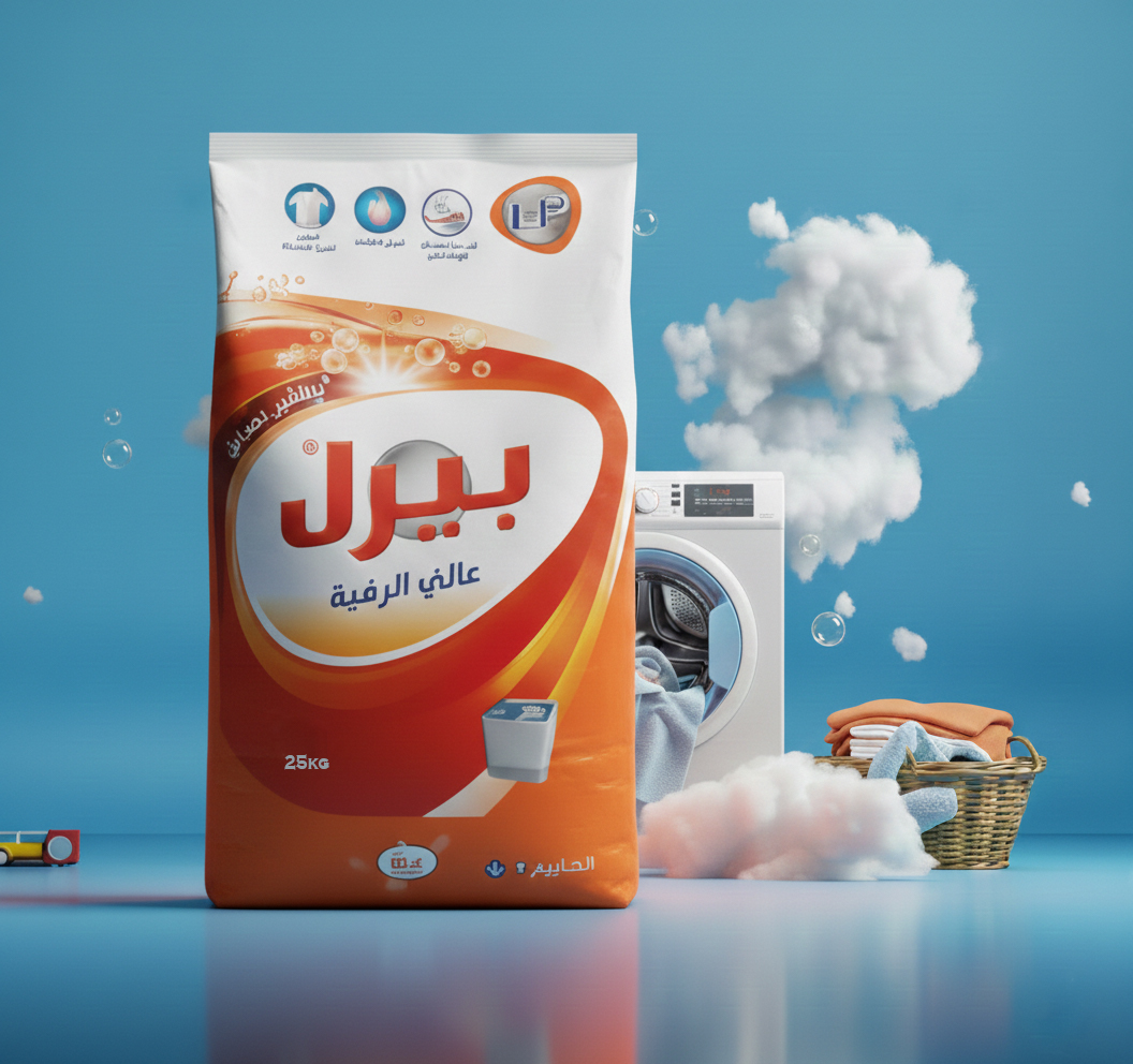 مسحوق غسيل بيرل – رغوة عالية 25 كجم